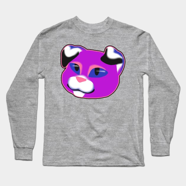 Gender fluid pride cat Long Sleeve T-Shirt by TangletallonMeow